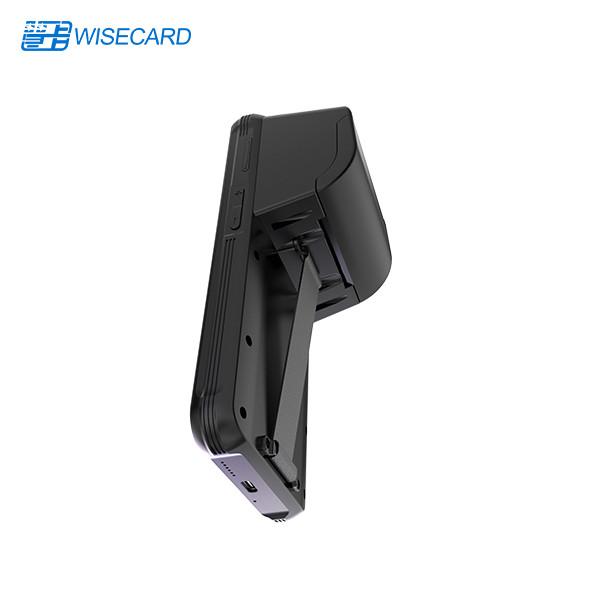 Quality Wisecard 830 Handheld Android POS Terminal PDA Mobile Device With Printer Scanner for sale