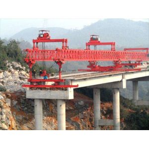 Remote Control Launcher Crane For Construction Highway