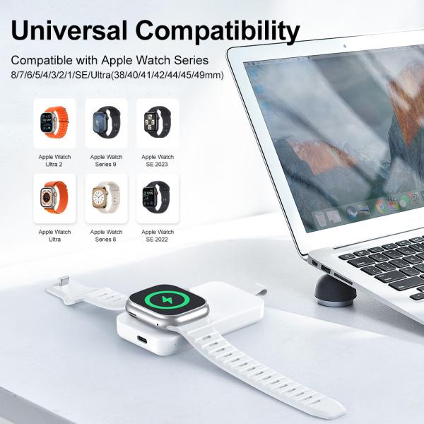 Magnetic Wireless Charging Power Bank With LED Indicator For IWatch Charging