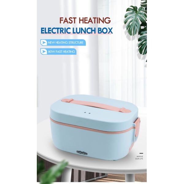 Fast Heating 1.5L/1.8L Lunchbox Portable Bento Food Warmer 304 Stainless Steel Car Home 5 in 1 Mini Electric Lunch Box