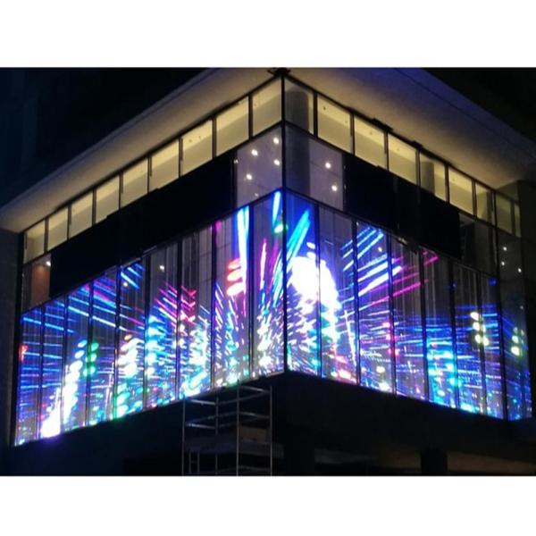 Quality AC 220V SDK See Through LED Wall , Multifunctional Transparent LED Mesh for sale