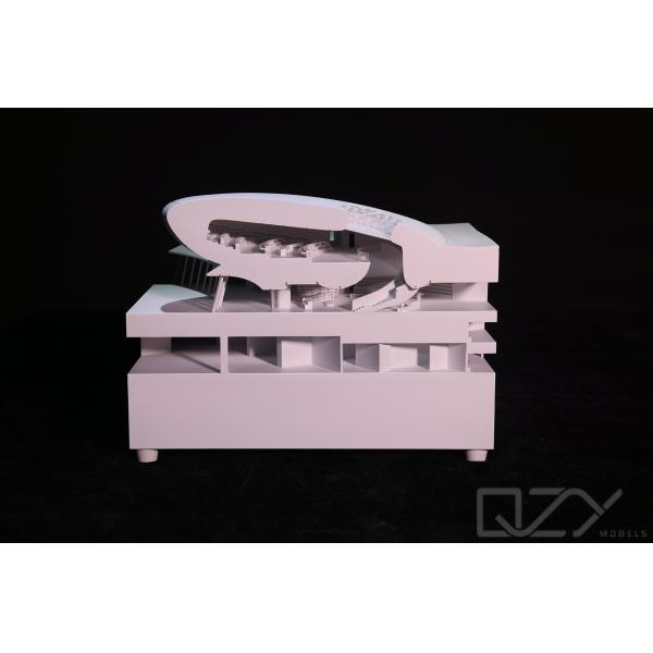 MAD 1/50 Shenzhen Bay Cultural Plaza Section Model A Symphony in White Precision