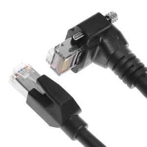 Alvin's CAT6a GigE Vision Cable Shielded Right Angle 20m 65.6ft