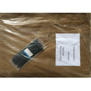 Logo Printed Plastic Privacy Fence Netting With Aluminium / Copper Eyelet