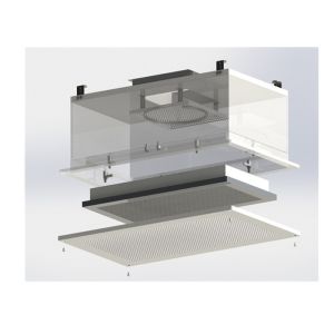 High Efficiency Ceiling And Wall HEPA Terminal Filter Diffuser For Cleanroom