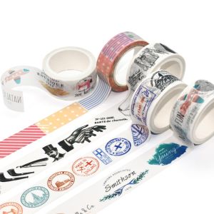 Single Sided Adhesive Autumn Style Japanese Washi Tapes
