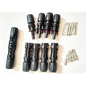 Robust 4000W Solar PV Connector with PPO Material and Low Resistance Contact for