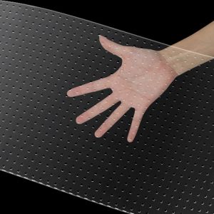 Pixel Pitch 16mm LED Transparent Film Screen Soft For Glass Installed Play