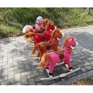 Rocking Horse With Sound And Moving Mouth and Tail And Led Light Small Medium