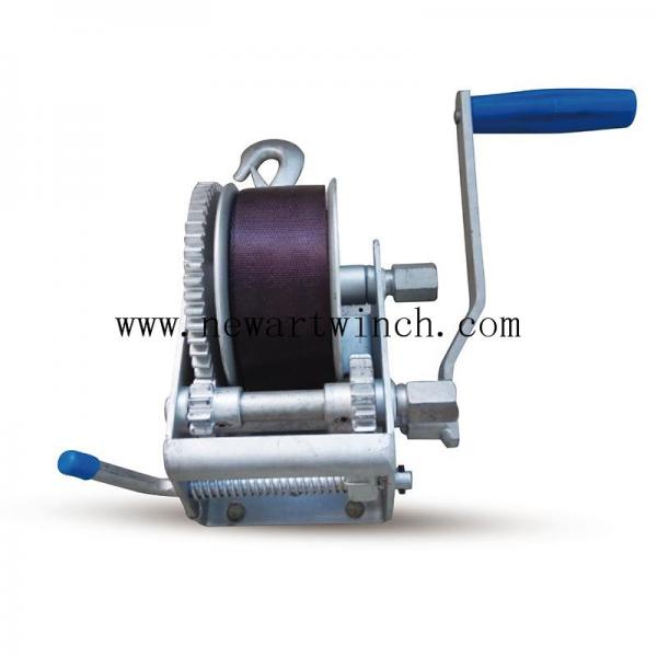 Quality 10:1/5:1/1:1 Gear Ratio China Supplier Dacromet Handing Winch With Webbing for sale