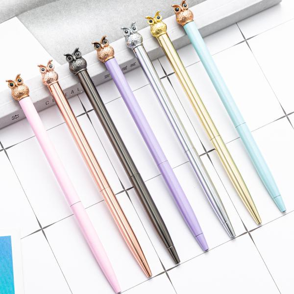 2022 Popular Custom Logo Owl Ballpoint Pen with Fast Shipping and Gel Pen