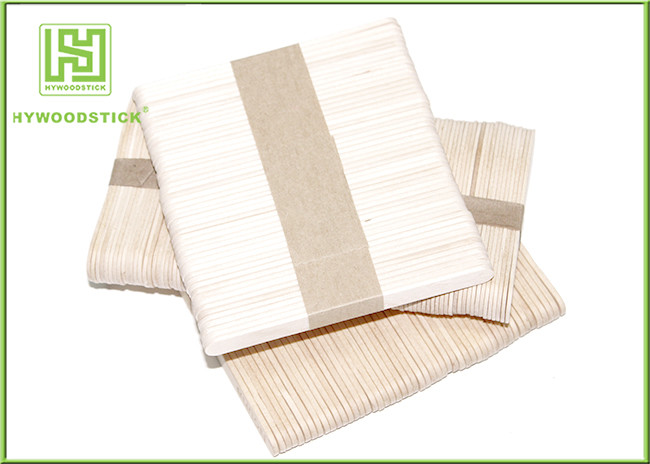 Personalized Wooden Ice Cream Sticks Custom Printed Wooden Spoons For Popsicle