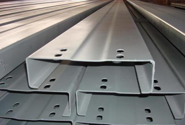 Quality C Z Section Galvanised Steel Purlins Roll-formed From Hi-Tensile Steel Strip for sale