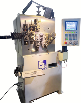 Six Axes Spring Coiling Machine Wire Dimater 0.5-2.0mm Spring Coiler Equipment
