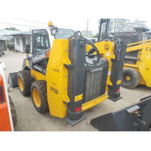 Used 2019 Year Model Almost New Skid Steer Loader Liugong Clg375b Less Than 100