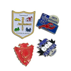 Customized Lapel Pin Badges With No MOQ Pantone Color/CMYK/Customized OPP Bag