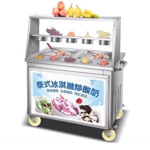 Automatic Defrost Button for 23 Years Cold Stone Marble Slab Top Fry Ice Cream