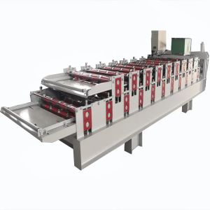 Hydraulic Shear Double Layer Roofing Sheet Machine 8-15m/Min