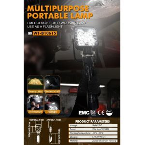 Customized Portable LED Flashlight 15W Camping LED Flashlight IP65