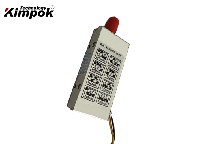 1.2 Ghz 1W Wireless Analog Transmitter 8 Channels Miniature