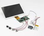 Custom TFT LCD video module with PCBA and battery for build up custom video