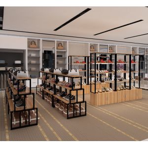 Multi Functional Footwear Display Racks , Various Shapes Modular Shoe Display