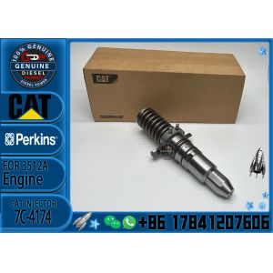 7C-4174 Excavator parts 111-3718 common rail injector 7E-6408 7C4174 for