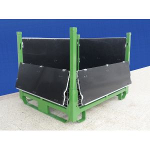 Buy cheap Durable Collapsible Wire Container Large Load Capacity With PP Sheets from wholesalers