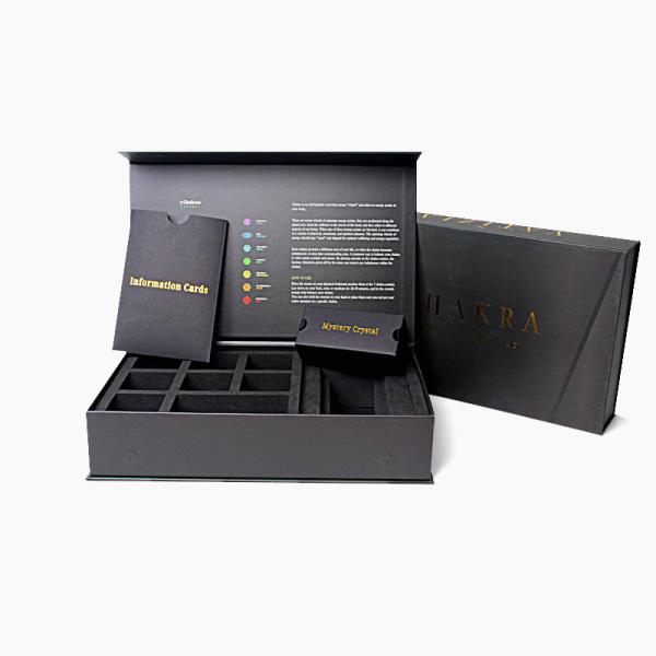 Magnetic Gift Box Custom Small Packing Boxes Crystal