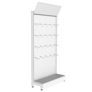 H1200mm Pegboard Display Rack