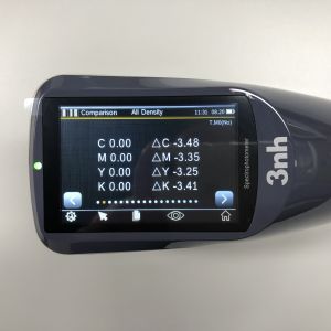 Dot Area Percent Tone Increase Integrating Sphere Spectrophotometer CMYK Density