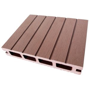 Anti Slip 125mm X 23mm WPC Hollow Decking