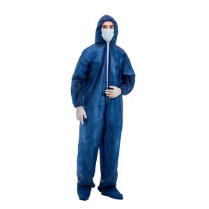 China Waterproof Disposable Protective Coverall 50gsm For Laboratorial on sale