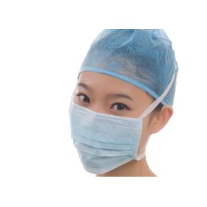 Wholesale EN14683 Tie On Disposable Nonwoven Face Mask Waterproof from china suppliers