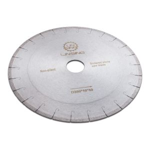High Frequency Brazed Diamond Saw Blade D350mm for Cutting Dekton Marble