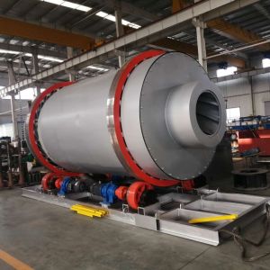 3 Pass Rotary Mineral Dryer with Small Drum and Durable Construction