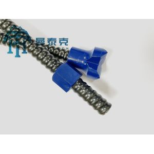 Full Threaded Hollow Grouting Self Drilling Anchor Bolt for Coal Mining