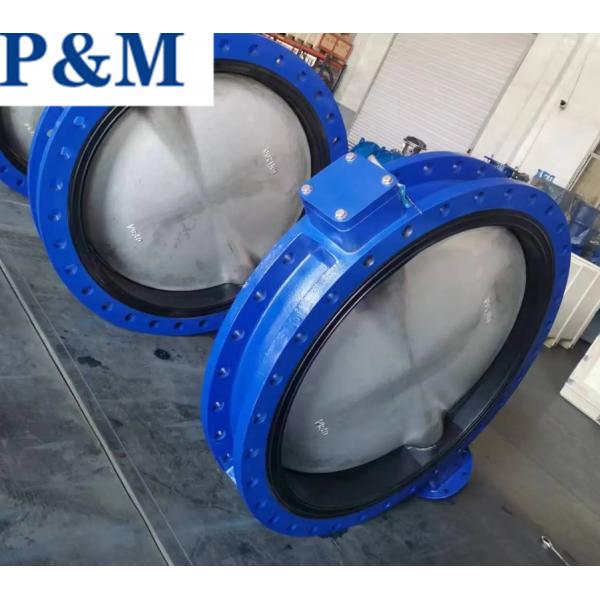 Ductile iron PN16 flange butterfly valve
