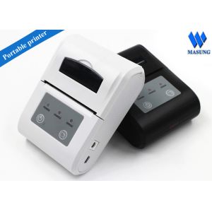 White Irda Portable Thermal Printer Bluetooth Android For Clinical Analyzer