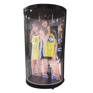 Buy cheap 75 inch Holotube 3D Transparent LCD Display Circular Hologram Display from wholesalers