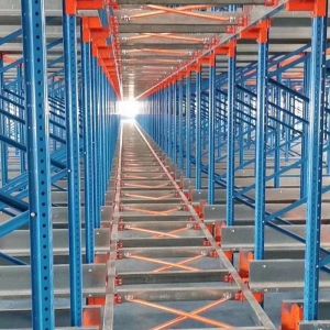 Steel Construction Radio Shuttle Rack Pallet Racking Fully Adjustable Design