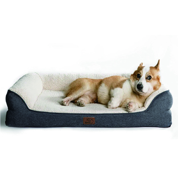 Quality SGS Memory Foam Dog Bed With Removable Washable Cover Polyester for sale