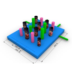 Inflatable Fighting Arena Adults Kids Trampoline Park Inflatable Gladiator Joust