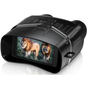 Capture Clear Photos and Videos with 4K Night Vision Binoculars 3'' Large Screen