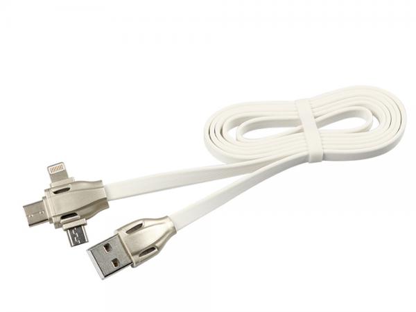 Quality Universal Charging Usb Port Extension Cord 100cm 3 In 1 Portable Easy To Carry for sale
