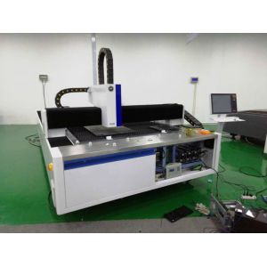 Double Drive 500W Fiber Laser Engraving Machine Easy To Push Materials