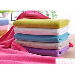 Dye Yarn Terry Custom Microfiber Towels With Embroidered Logo