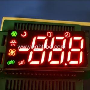 China Customized Multicolour Triple Digit 7 Segment LED Display Module For Refrigerator Control Panel on sale