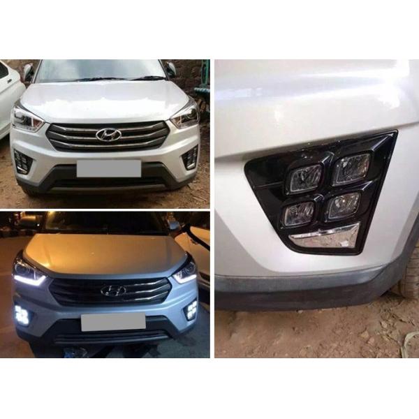 New Design Fog Lamps Daytime Running Lights for Hyundai 2014 2015 IX25 Creta