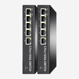 Storm Control 5 Port Gigabit Switch Web Smart Switch FCC UKCA